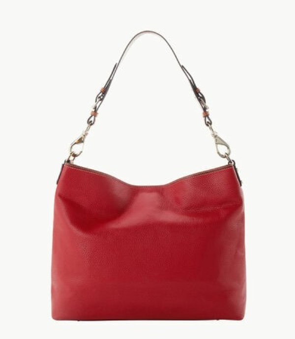 Red Dooney And Bourke Pebble Grain Extra Large Women's Shoulder Bags | 63FHUWIEA