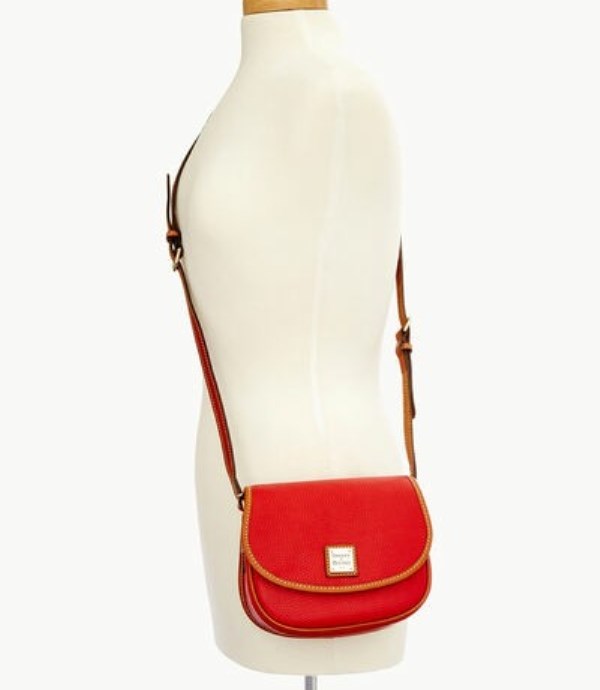 Red Dooney And Bourke Pebble Grain Hallie Women's Crossbody Bags | 01BSWDJTK