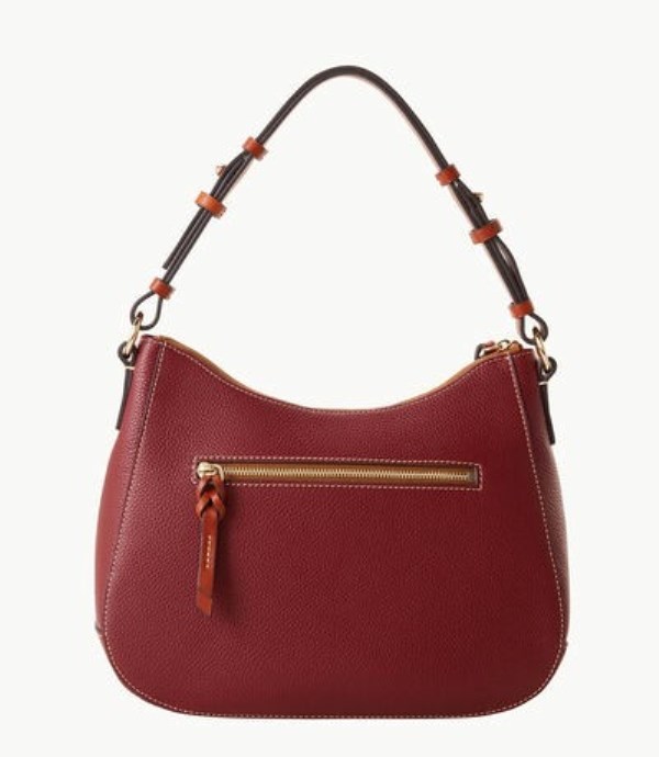 Red Dooney And Bourke Pebble Grain Kiley Women's Hobo Bag | 59ULMBOHA