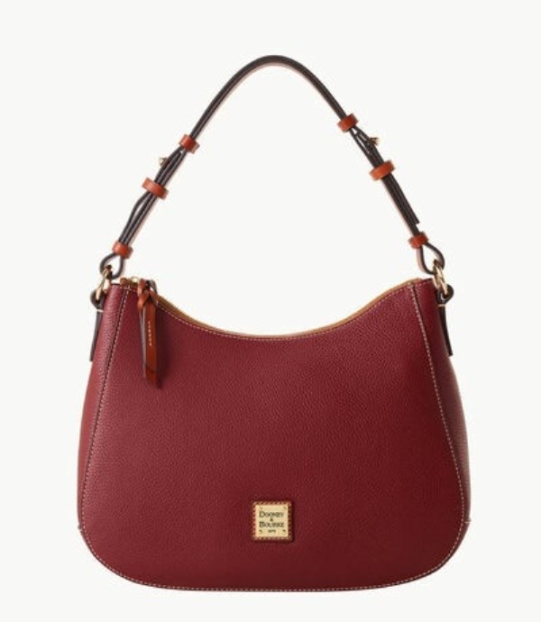 Red Dooney And Bourke Pebble Grain Kiley Women\'s Hobo Bag | 59ULMBOHA