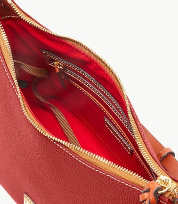 Red Dooney And Bourke Pebble Grain Women's Hobo Bag | 10JWZVBLO