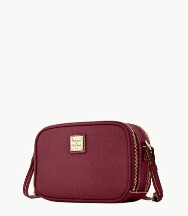 Red Dooney And Bourke Saffiano Sawyer Women's Crossbody Bags | 13XCWVBOF