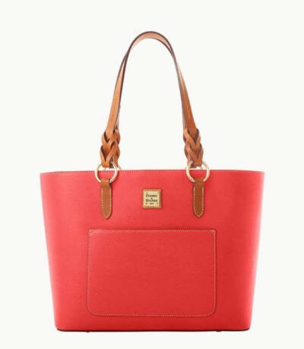 Red Dooney And Bourke Saffiano Tammy Women\'s Tote Bags | 45LWBAYVC