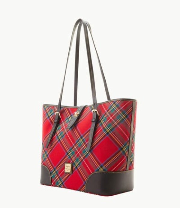 Red Dooney And Bourke Tartan Dover Women's Tote Bags | 42XTRKGJM