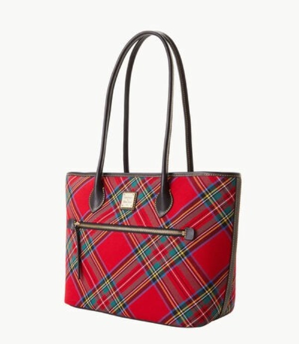 Red Dooney And Bourke Tartan Women's Tote Bags | 48YARITFU