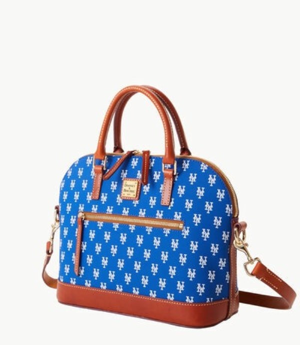 Royal Dooney And Bourke MLB Mets Domed Zip Women's Satchel Bags | 23DSQIGPB