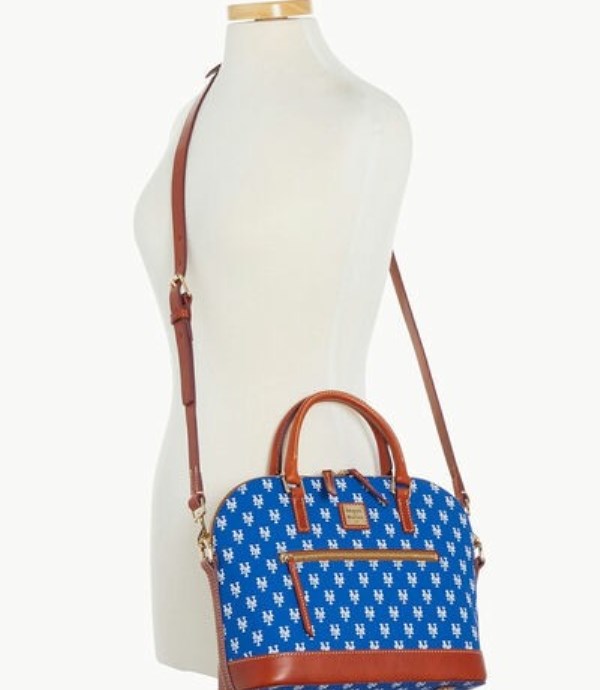 Royal Dooney And Bourke MLB Mets Domed Zip Women's Satchel Bags | 23DSQIGPB