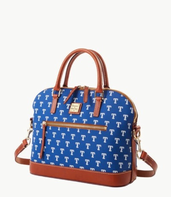 Royal Dooney And Bourke MLB Rangers Domed Zip Women's Satchel Bags | 25YJDLOPU