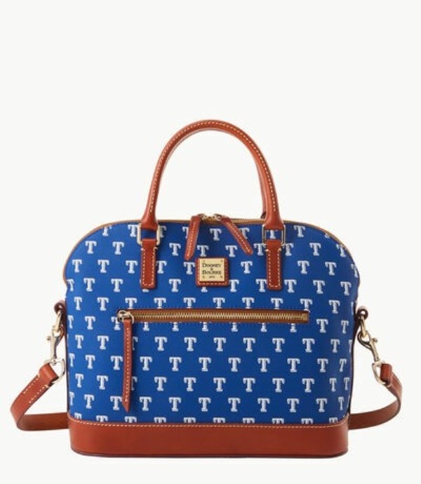 Royal Dooney And Bourke MLB Rangers Domed Zip Women\'s Satchel Bags | 25YJDLOPU