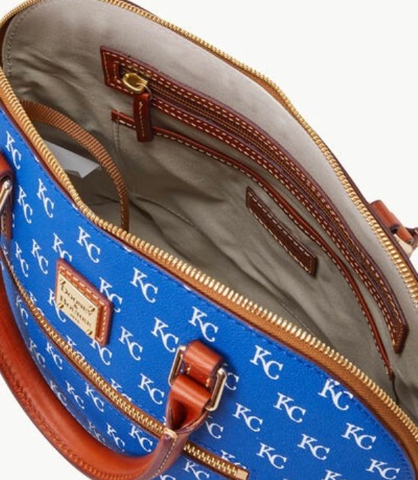 Royal Dooney And Bourke MLB Royals Domed Zip Women's Satchel Bags | 50PYMAVGN