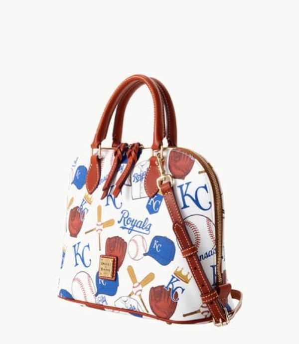 Royal Dooney And Bourke MLB Royals Zip Zip Women's Satchel Bags | 94MZHGKEF