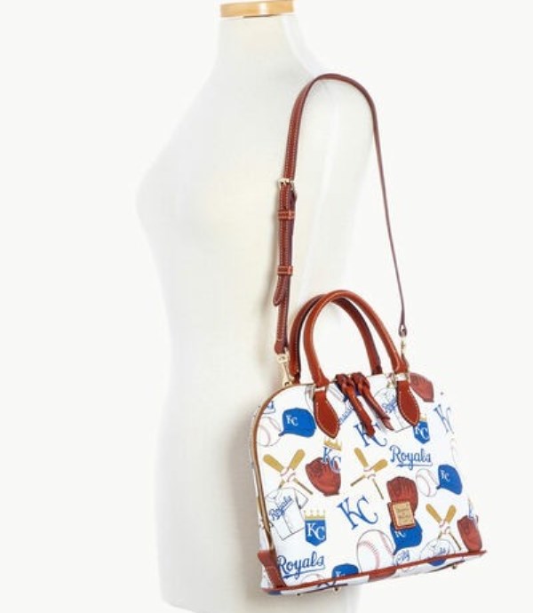 Royal Dooney And Bourke MLB Royals Zip Zip Women's Satchel Bags | 94MZHGKEF