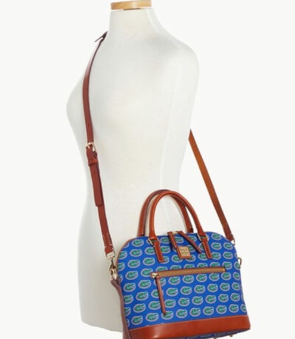 Royal Dooney And Bourke NCAA Florida Domed Zip Women's Satchel Bags | 15WUDNISR