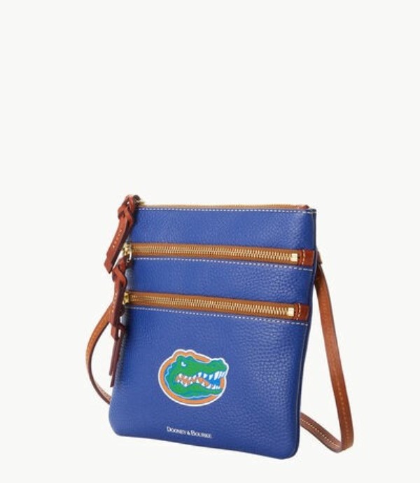 Royal Dooney And Bourke NCAA Florida Triple Zip Women's Crossbody Bags | 51HRMWFIC