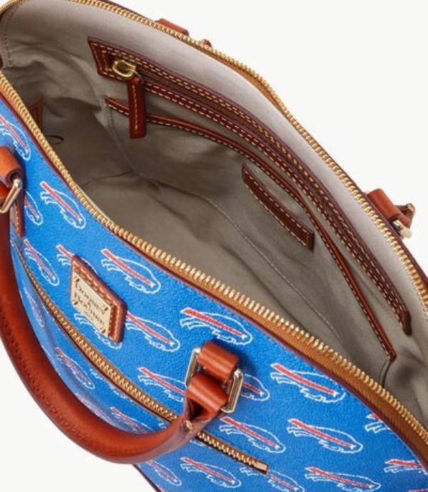 Royal Dooney And Bourke NFL Bills Domed Zip Women's Satchel Bags | 30BODJZSW