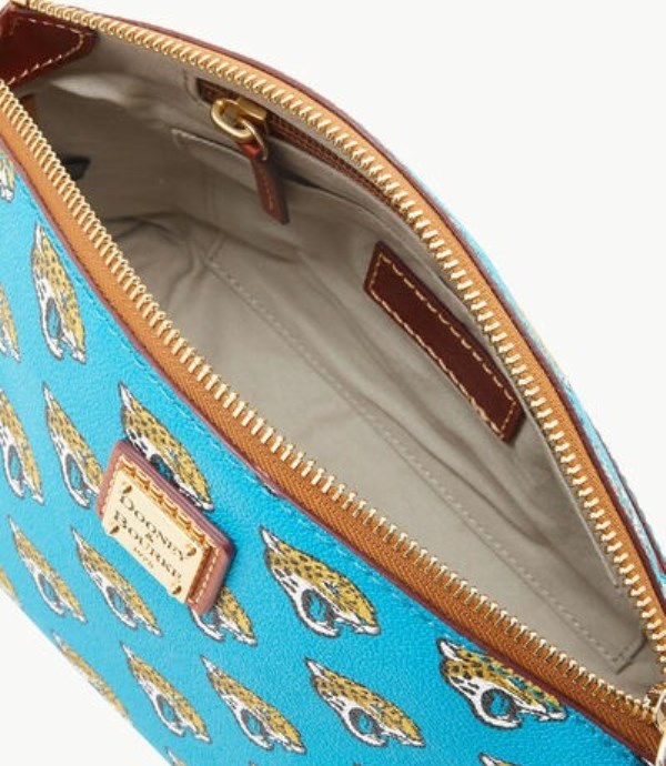 Turquoise Dooney And Bourke NFL Jaguars Suki Women's Crossbody Bags | 04JEBALSF