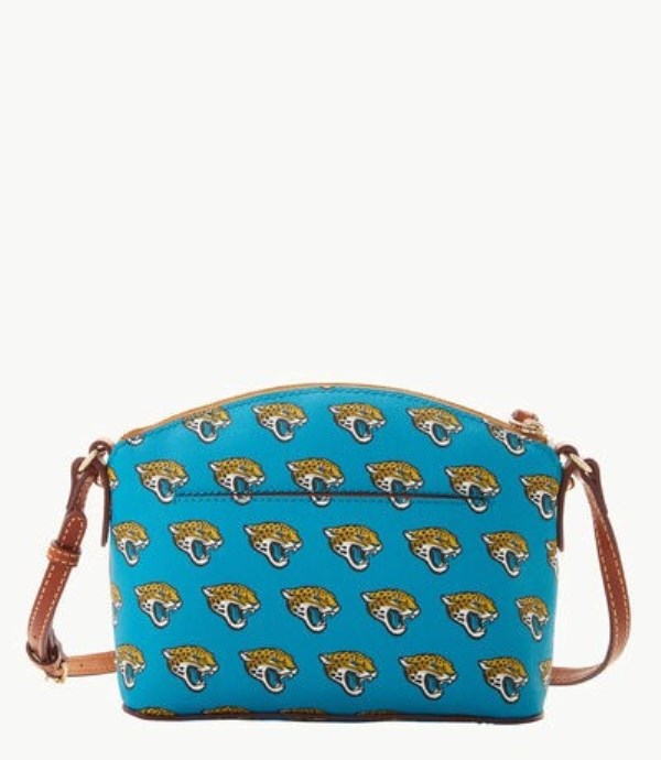 Turquoise Dooney And Bourke NFL Jaguars Suki Women's Crossbody Bags | 04JEBALSF