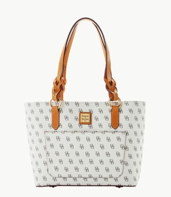 White Dooney And Bourke Blakely Small Tammy Women\'s Tote Bags | 58IXORHVC