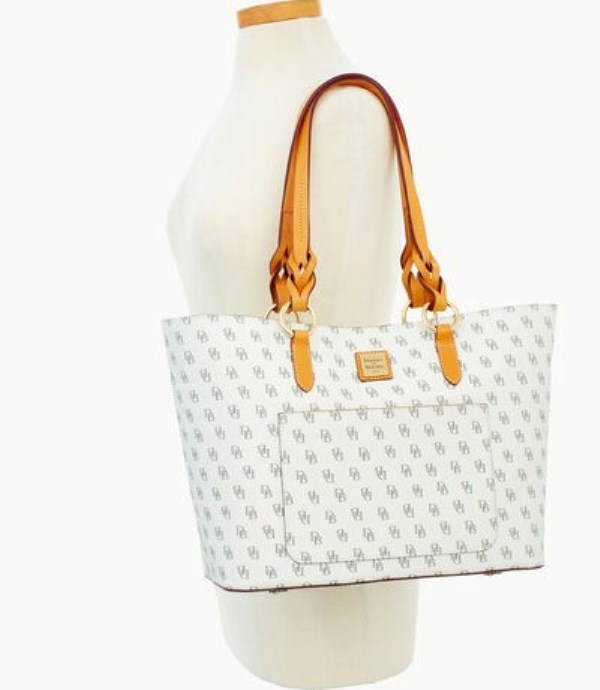 White Dooney And Bourke Blakely Tammy Women's Tote Bags | 51CAEYPIW