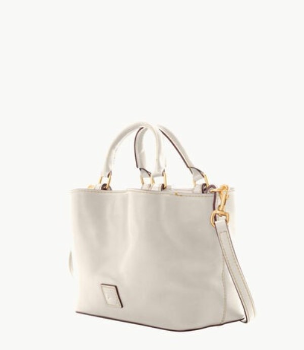 White Dooney And Bourke Florentine Mini Barlow Women's Satchel Bags | 42OVEHAYK