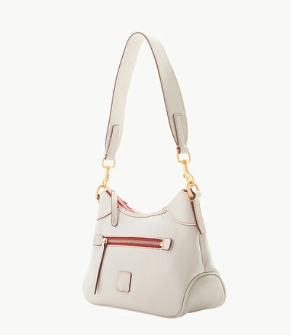 White Dooney And Bourke Florentine Small Women's Hobo Bag | 01TPIDKJM