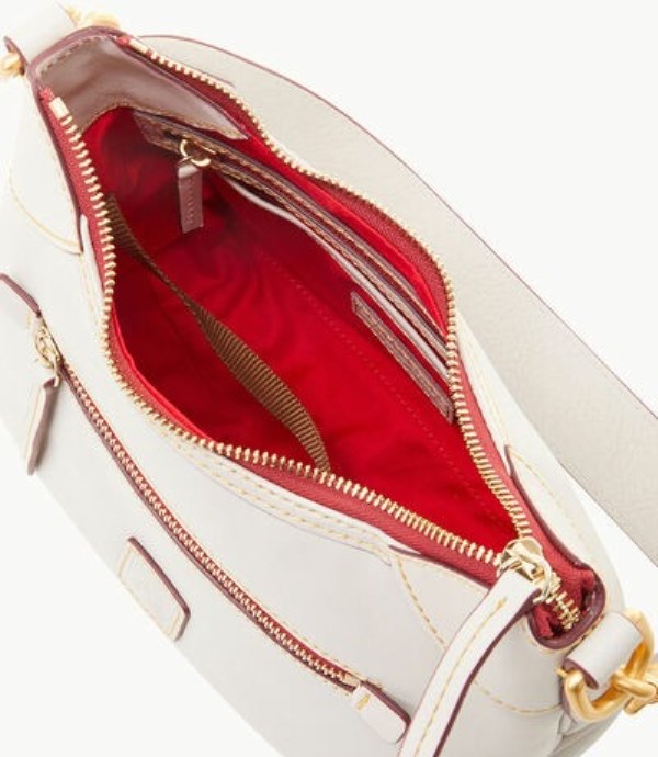 White Dooney And Bourke Florentine Small Women's Hobo Bag | 01TPIDKJM