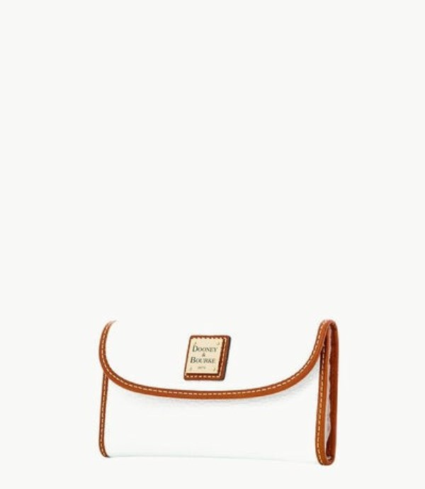 White Dooney And Bourke Pebble Grain Continental Women's Clutch Bag | 26CIGOYNK