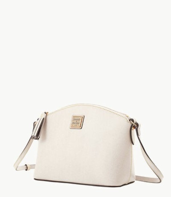 White Dooney And Bourke Saffiano Women's Mini Bag | 24GOUJTQR