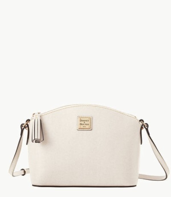 White Dooney And Bourke Saffiano Women\'s Mini Bag | 24GOUJTQR