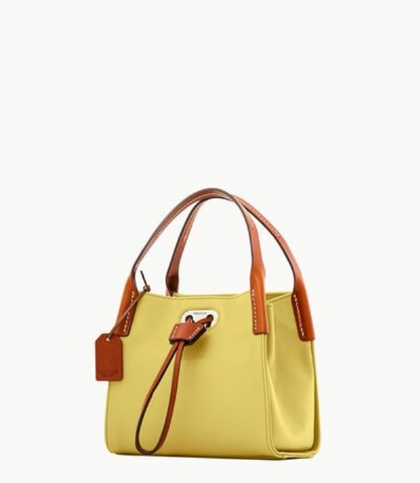 Yellow Dooney And Bourke Oncour Twist Tiny Full Up Women's Shoulder Bags | 04FZXHNQG