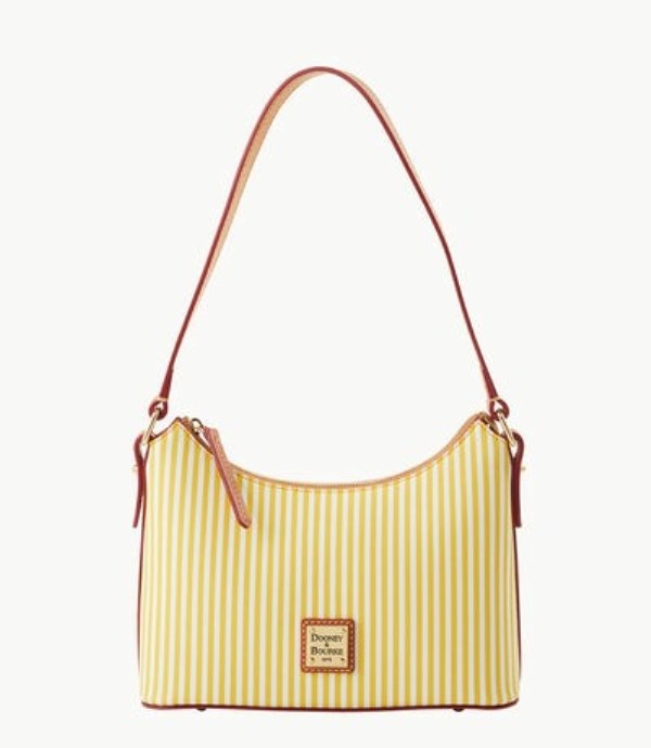 Yellow Dooney And Bourke Seaview Baguette Women\'s Shoulder Bags | 81WBSFPJU