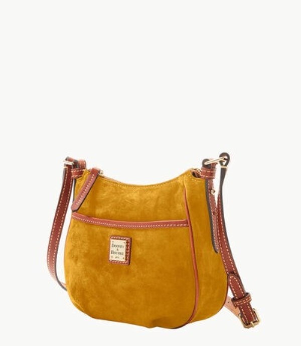 Yellow Dooney And Bourke Suede Mini Margot Women's Crossbody Bags | 95XVNYLSQ