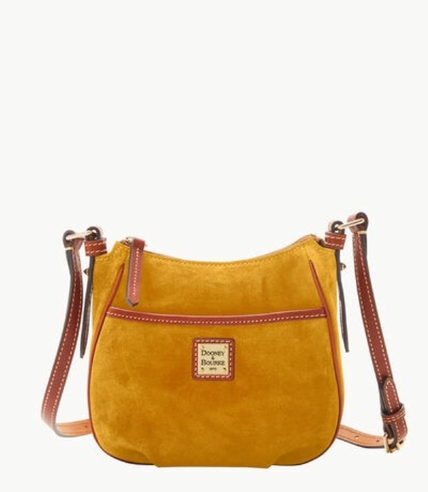 Yellow Dooney And Bourke Suede Mini Margot Women\'s Crossbody Bags | 95XVNYLSQ