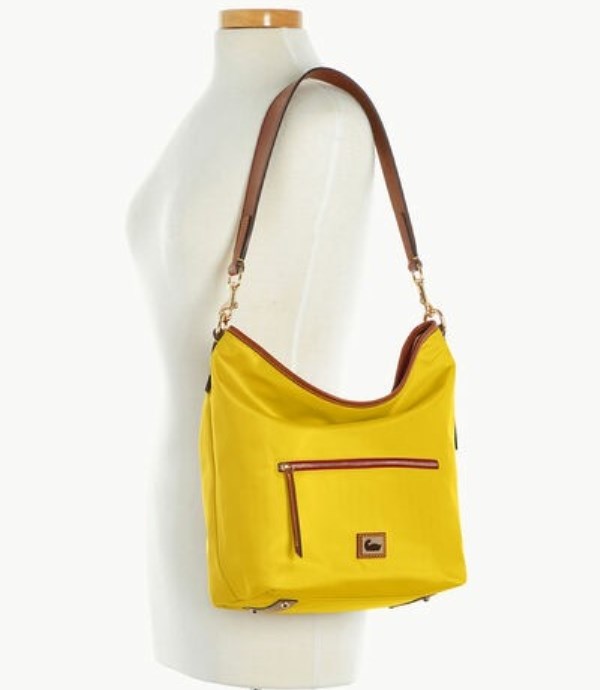 Yellow Dooney And Bourke Wayfarer Women's Hobo Bag | 04LHMSQGE